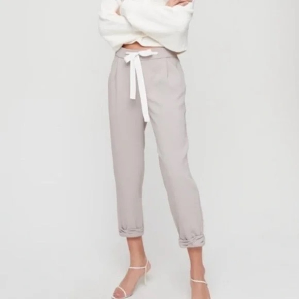 Aritzia Wilfred Alice’s linen tie pant